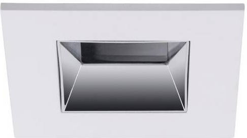 Brumberg LED-Einbauleuchte 12036403DW quadratisch in Weiß und Chrom, dimmbar, IP44 - Bild 1