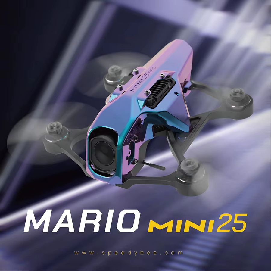 SpeedyBee Mario Mini25 FPV Drone KIT RC Quadcopter mit PW, O4 Air Unit oder O4 Air Unit PRO - Bild 2