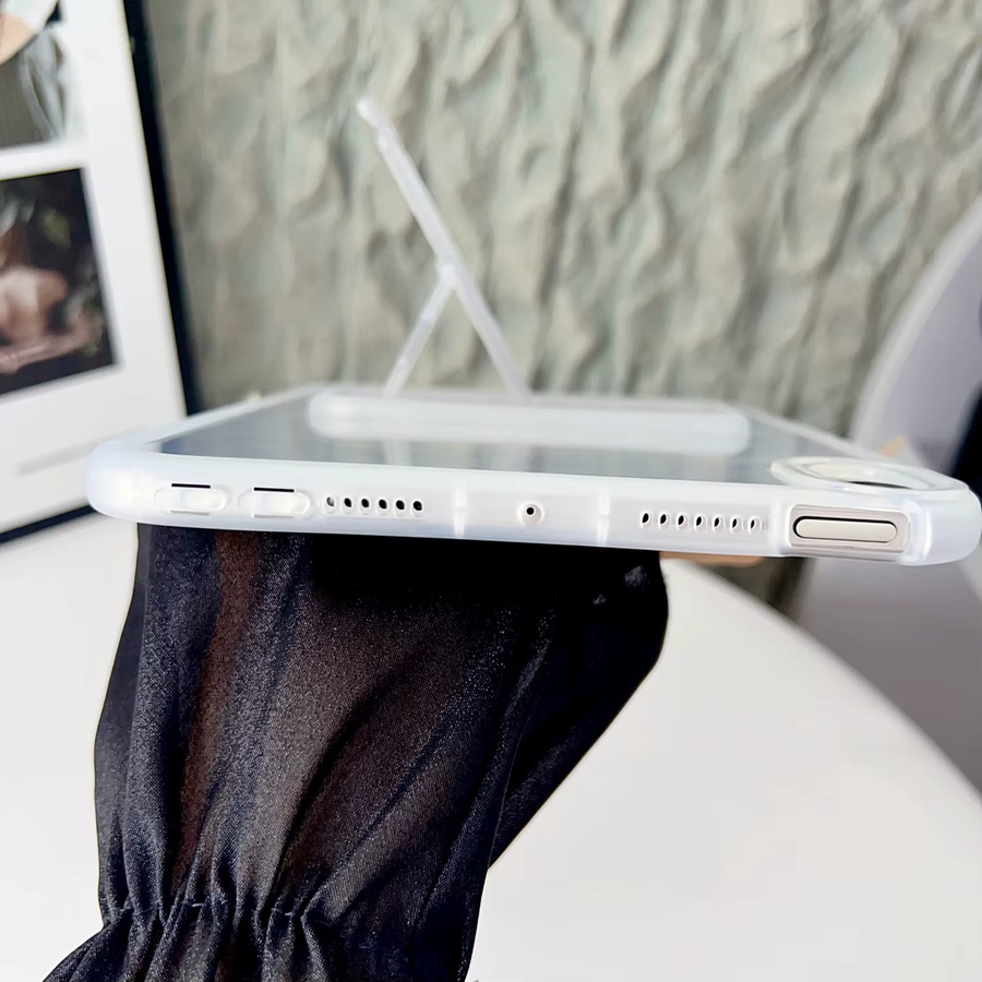 Transparente Silikon-Standhülle für Apple iPad verschiedene Generationen, weiche Schutzhülle in Transparent oder Rot - Bild 2
