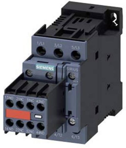 Siemens Schütz 3RT2028-1FB44-3MA0 mit 3 Schließern, 690 V/AC, grau - Bild 1