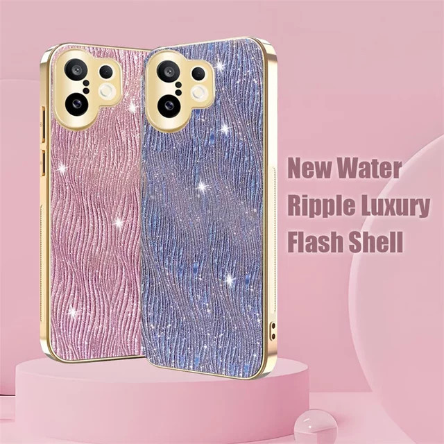 Luxuriöse Glitzer-Handyhülle für Vivo X200 Ultra V60 V50 V40 Lite S30 Pro Mini in Rot mit Bling Diamond Design und stoßfestem Linsenschutz - Bild 1