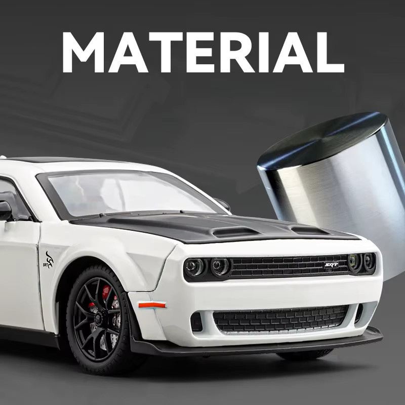 Platinum Challenger, Muscle Car Modell, 1:24, Metall, mit Sound und Licht - Bild 2