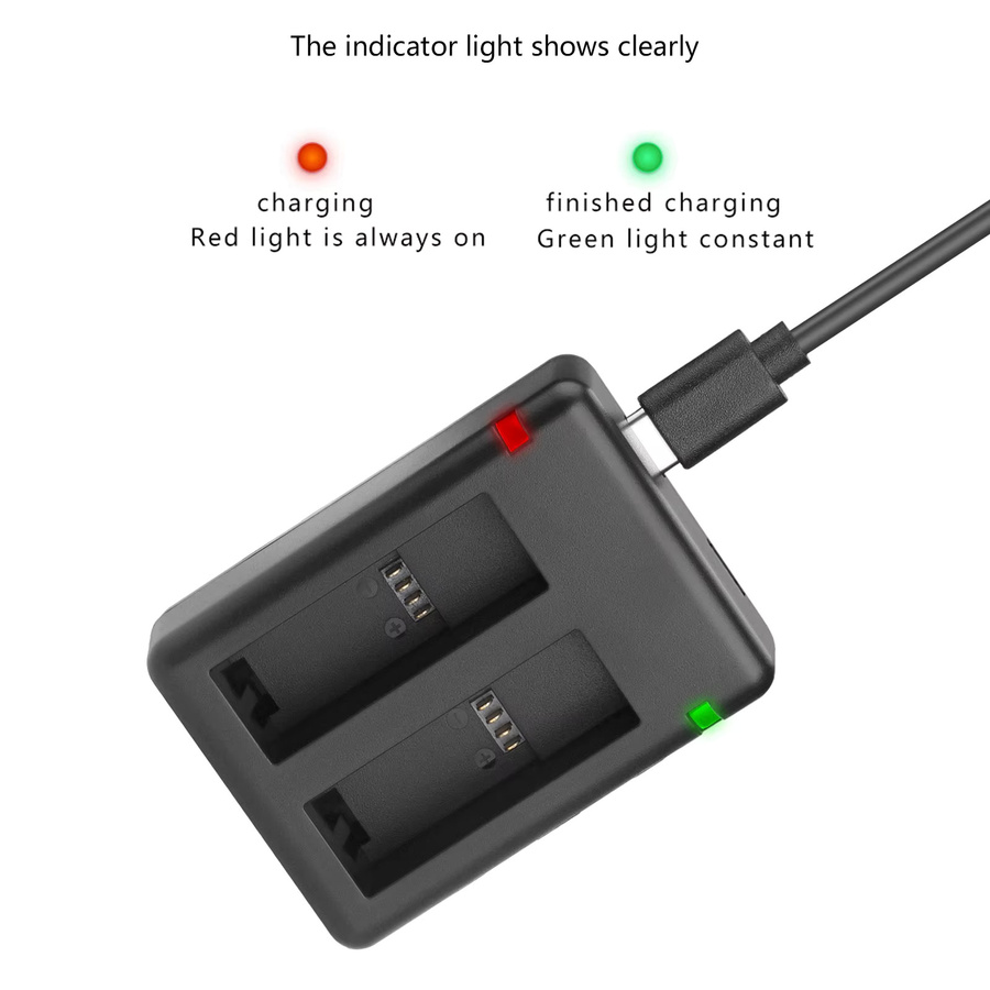 Insta360 Schnelles Batterieladegerät für Ace, Ace Pro und Ace Pro 2 in Schwarz - Bild 2