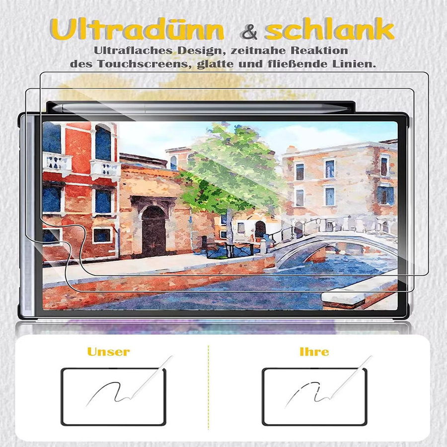 2-3 Stück HD vollhydraulische Hydrogel Schutzfolie für iFLYTEK AINOTE Air 2 8,2 Zoll Tablet transparent - Bild 2