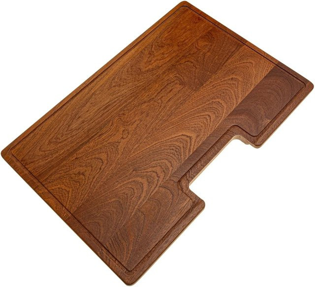 Helika Tesa Schneidebrett aus Sapeli Holz in Braun, B/T: 47 x 32 cm - Bild 1
