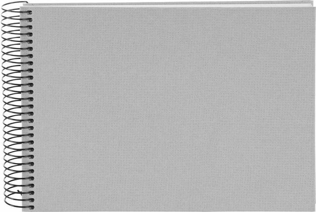 goldbuch Spiralalbum naturLiebe in Grau mit 40 weißen Seiten, B: 24 cm, H: 17 cm - Bild 1