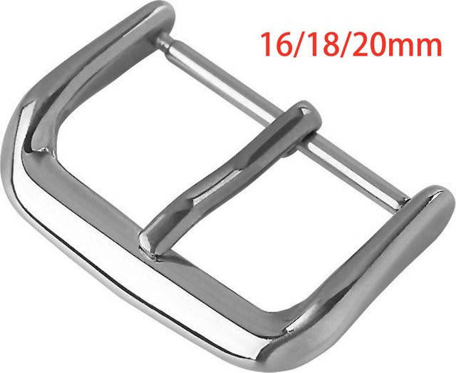 HQstrap Uhrenschnalle, Edelstahl, Silber, Unisex - Bild 1