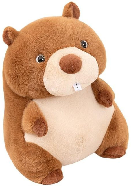 Yiran Health & Beauty Cartoon Plüschtier Fette Murmel, Sitzendes Plüschtier, 20cm - Bild 1