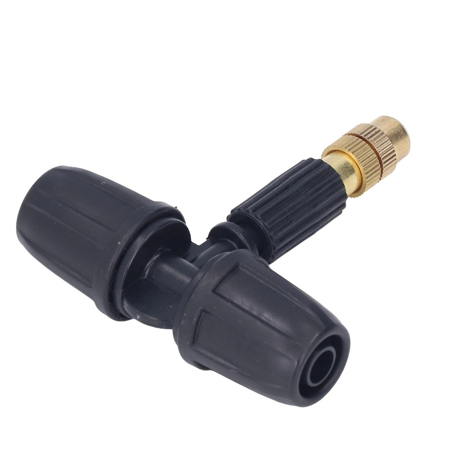 10 Stück mfySpace Kupfer Zerstäubungsdüsen aus Messing mit T-Stücken für 8-11mm Kapillare, einstellbare Garten Zerstäubungsdüsen - Bild 3