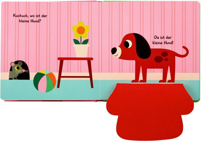 Die Spiegelburg Mein Filz-Fühlbuch - Kuckuck, kleine Katze!, Pappbilderbuch - Bild 1