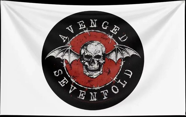 Avenged Sevenfold Rock Band Wandteppich JMG Household Supplies Schwarz, B x H: 90 x 150 cm - Bild 1