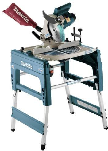 Makita Kapp-, Gehrungs- und Tischkreissäge mit 260 mm Sägeblatt und 1650 W Leistung in Blau - Bild 1