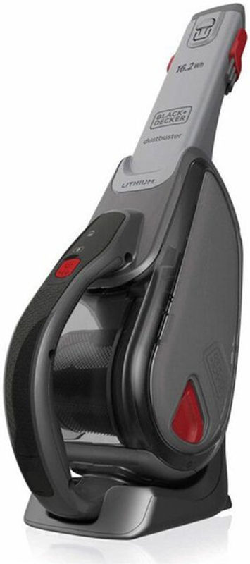 Black & Decker DVJ315B Akku-Stielstaubsauger, zyklonal und beutellos, Rot/Titan/Schwarz - Bild 2