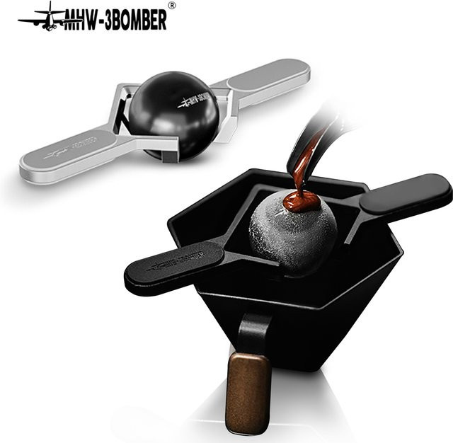 MHW-3BOMBER Espresso Chilling Ball Ständer aus Edelstahl in Silber - Bild 1