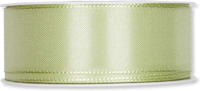 Halbach Taftband aus Polyester in Pastellgrün, Breite: 4 cm, Länge: 5 m - Bild 1