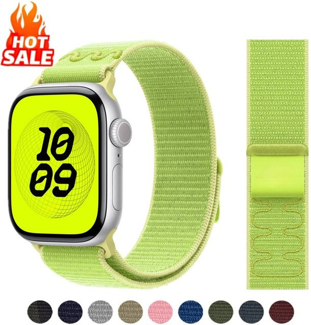 诗宇 Uhrenarmband Nylon, Bunt, Unisex - Bild 1