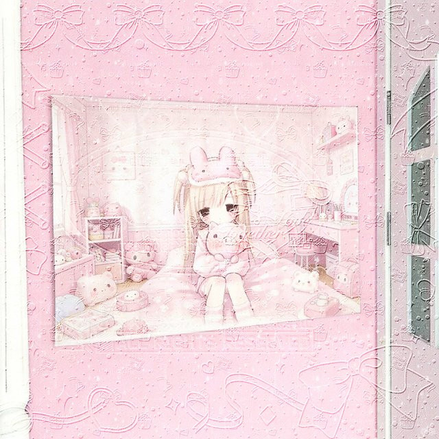 Sanrio My Melody Wandteppich in Pink, ästhetischer Stoffwandbehang für Kinderzimmer und Wohnheim, B: 60 cm, H: 40 cm - Bild 1