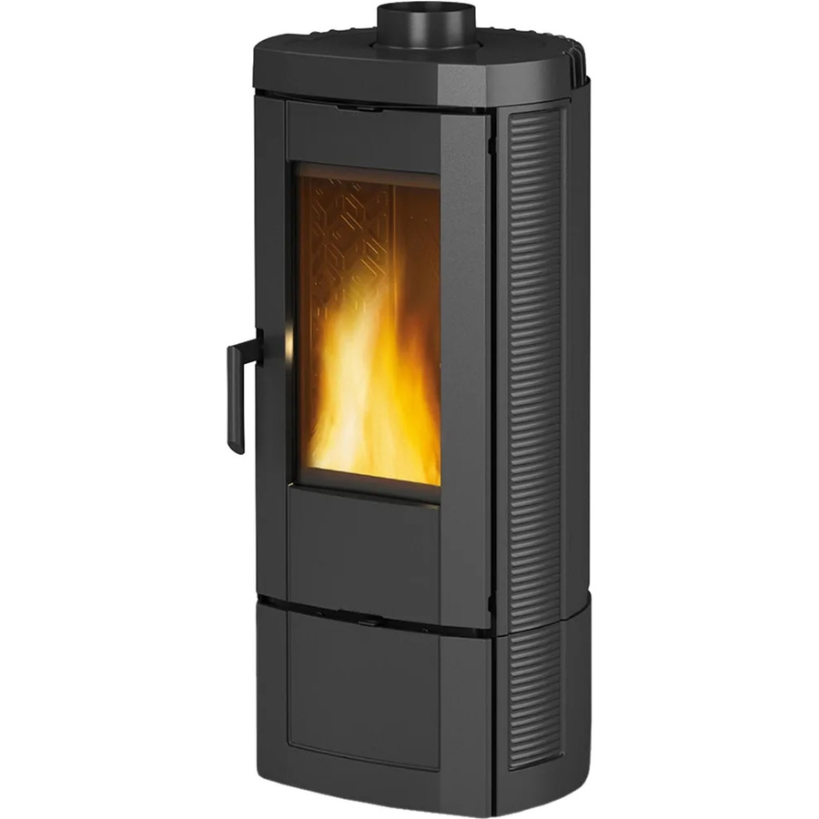 La Nordica-Extraflame Kaminofen Candy aus Gusseisen in Schwarz mit 7,2 kW Leistung - Bild 2