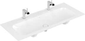 V&B Möbelwaschtisch Finion in Stone White mit 2 Schubladen und ohne Überlauf, Breite: 120 cm, Tiefe: 50 cm - Bild 1