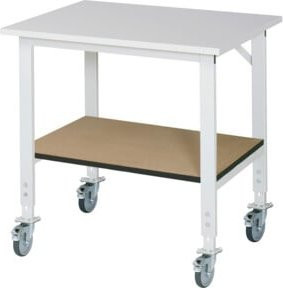 Rau Fahrbarer Arbeitstisch Tom KM-01 höhenverstellbar B/T/H: 100 x 80 x 91-123 cm - Bild 1