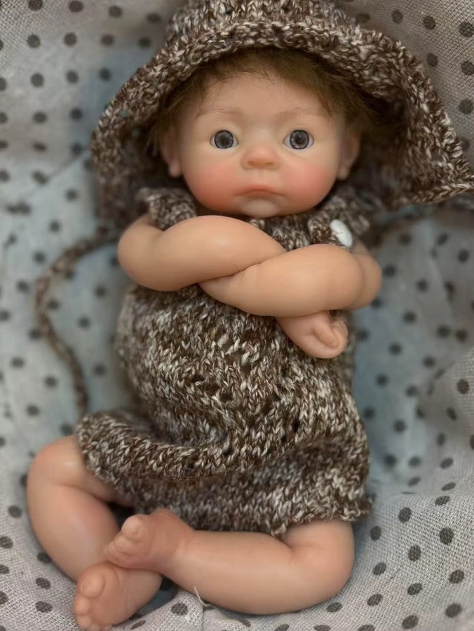 Aizwa Babypuppe Mädchen, Silikon, ab 3 Jahren - Bild 4