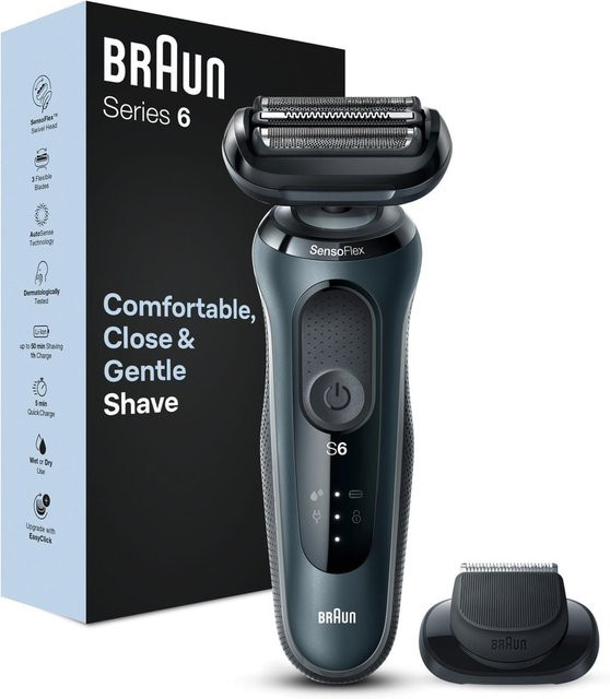 Braun Series 6 Herrenrasierer, grau - Bild 1