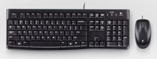 Logitech MK120 Tastatur-Maus-Set USB, QWERTZ Deutsch, Schwarz - Bild 3