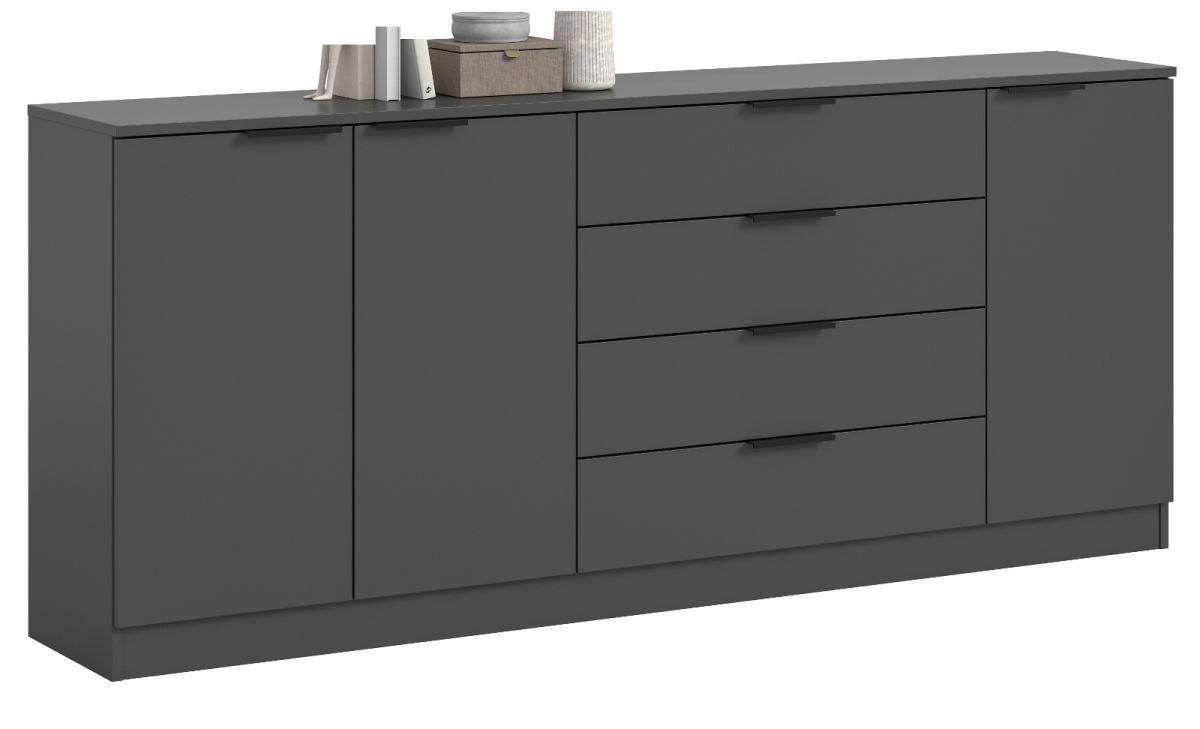 Sideboard Swan von Inn.Furn in Grau, Modernes Design, Breite: 185 cm, Höhe: 80 cm - Bild 4