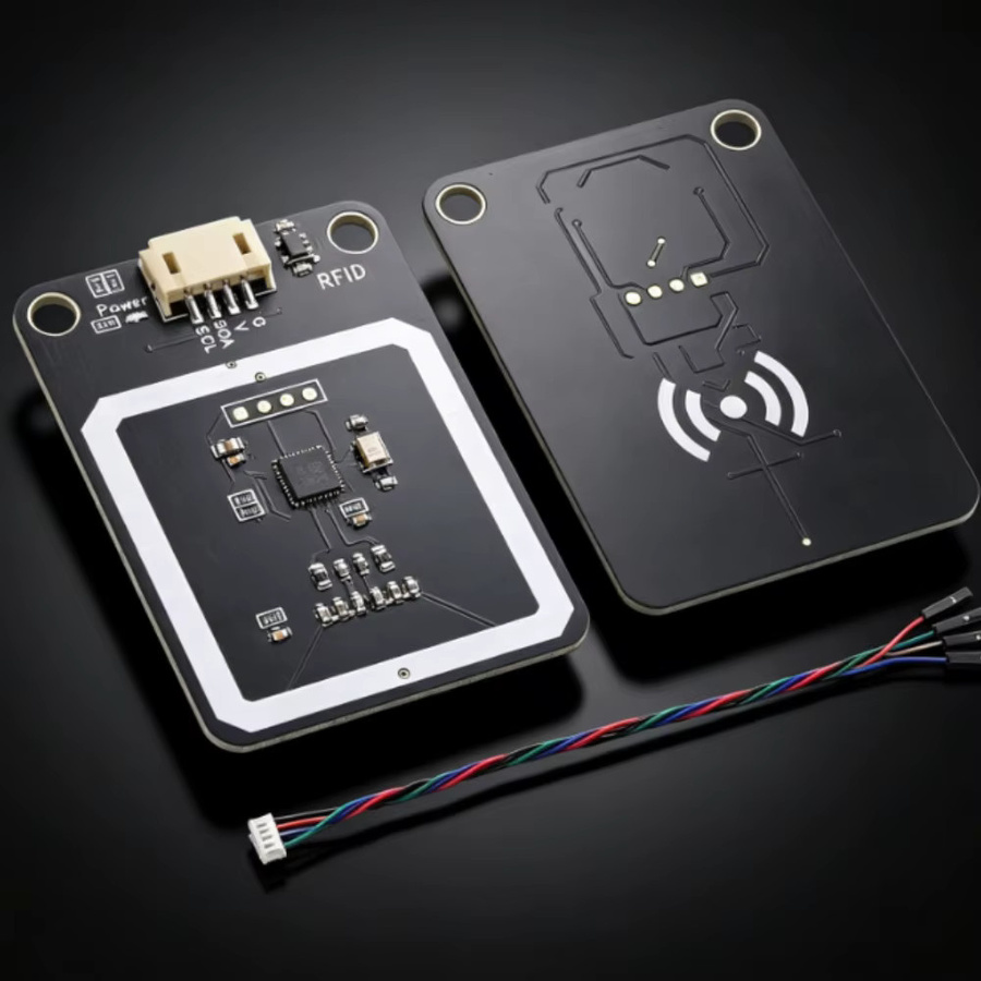 NullLab RFID-Modul 13,56 MHz mit I2C-Kommunikation 0X28-Adresse in Schwarz, kompatibel mit ESP32, Microbit, Arduino und Raspberry Pi - Bild 5