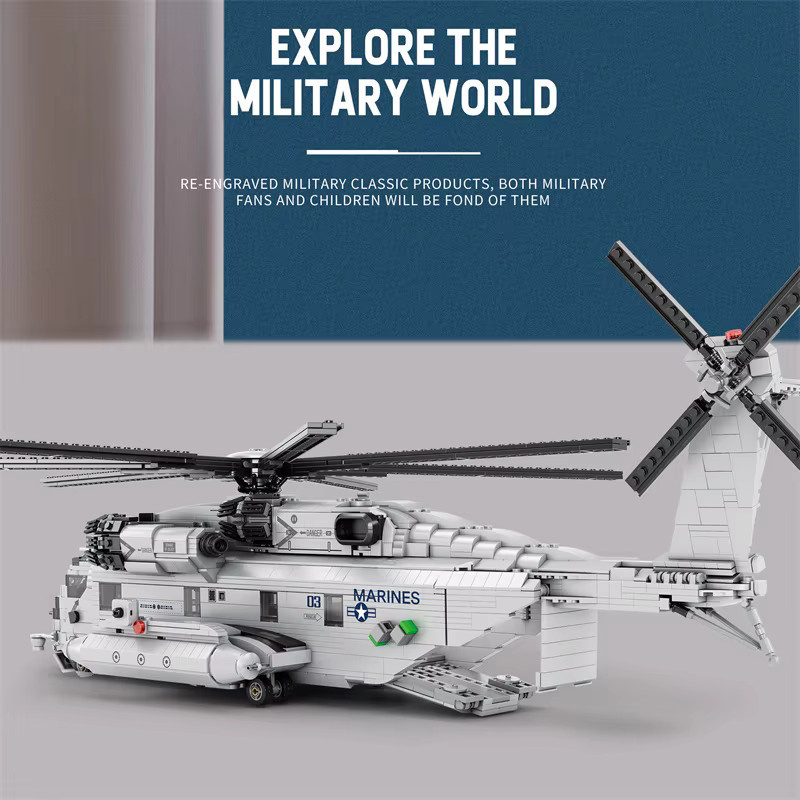 AMAZINGBLOKS CH-53E Transporthubschrauber, Bausteine, ab 14 Jahren - Bild 5