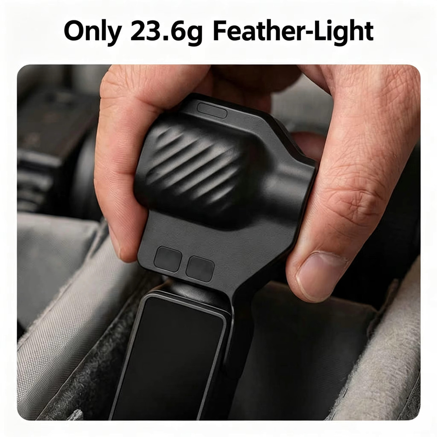 DJI Osmo Pocket 4P Magnetische Gimbal-Schutzhülle in Schwarz mit tragbarer Objektivkappe, Hartschalenhülle und Trageband sowie integrierter kratzfester Polsterung - Bild 5