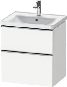 Duravit Waschtischunterschrank D-Neo in Weiß, B/T/H: 58,4 x 45,2 x 62,5 cm - Bild 1