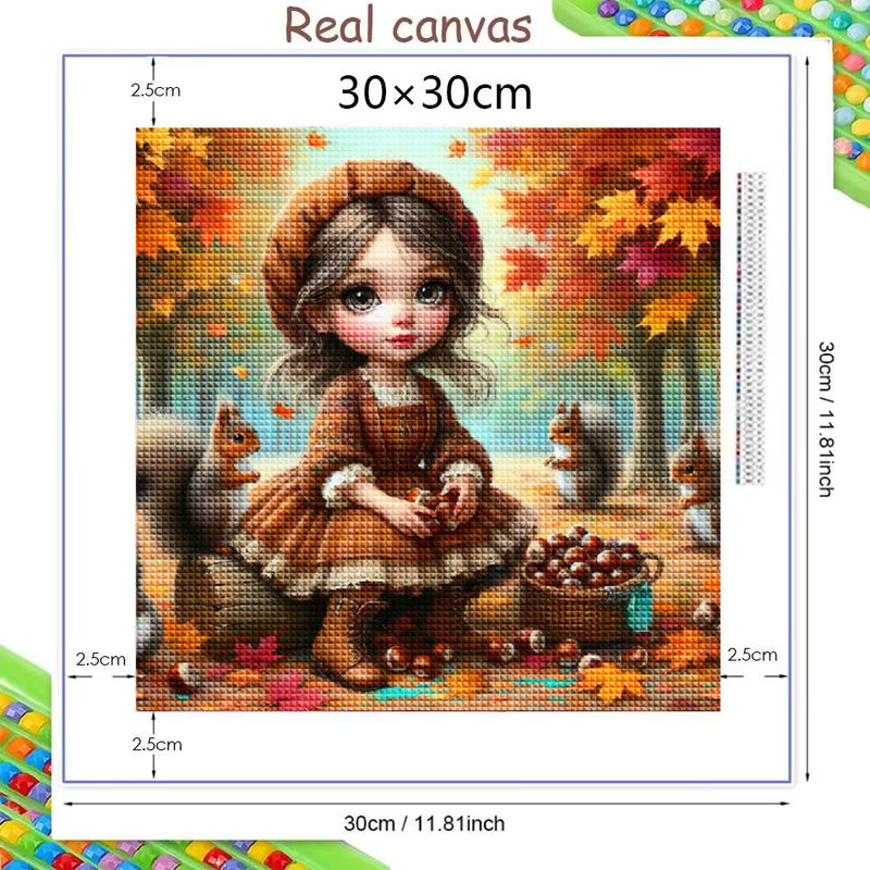 Potdemiel 5D Diamant Malerei Set mit Tier-Motiven Vögel Katze Hund in Mehrfarbig als DIY Mosaik Wanddeko für Kinder - Bild 2
