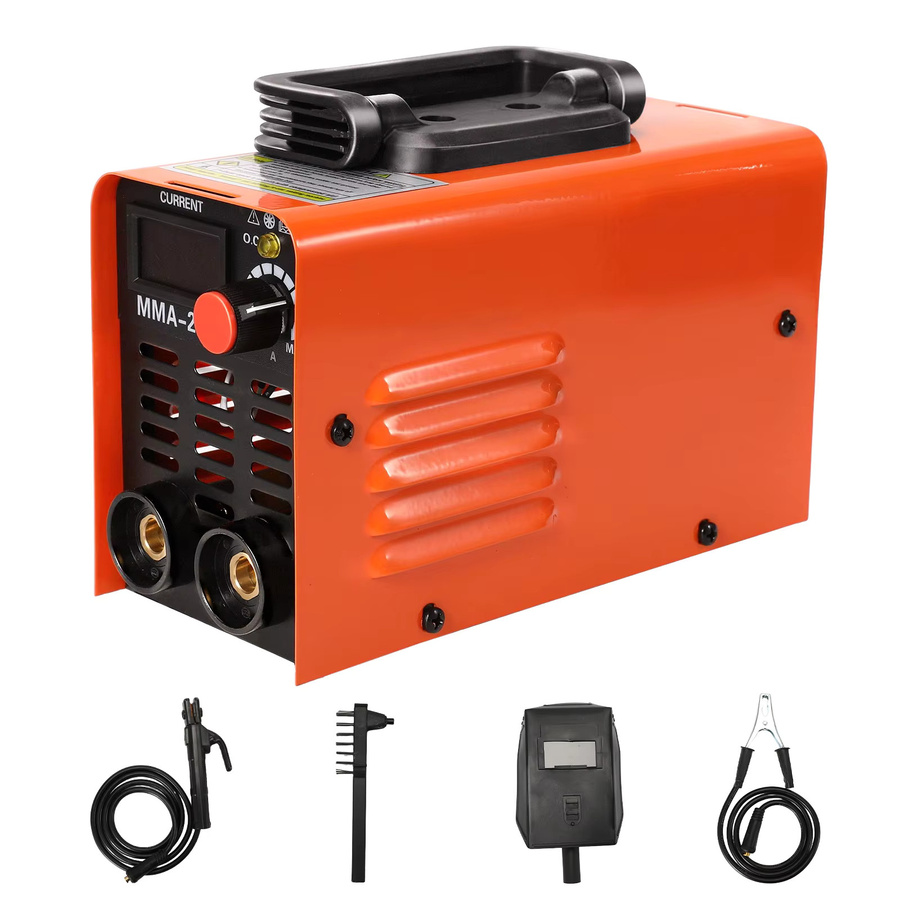 OWJHE MMA-250 Tragbare Inverter Schweißmaschine in Orange mit Werkzeugkiste und einstellbarem Strom - Bild 7