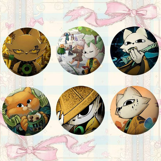 KAYOU Brosche, rund, Ornament-Pin - Bild 1