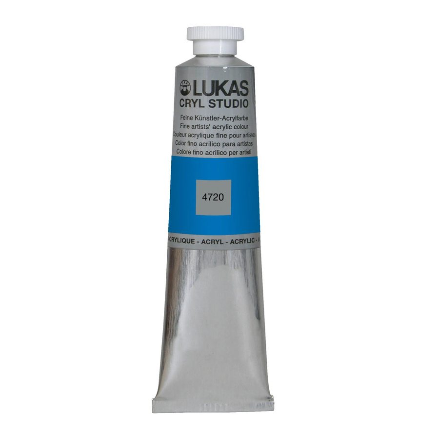 Lukas Cryl Studio Premium-Acrylfarbe Cyan 75 ml - Bild 2