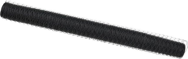 vidaXL Hexagonzaun Grau aus PVC, Höhe: 160 cm, Länge: 100 m - Bild 1