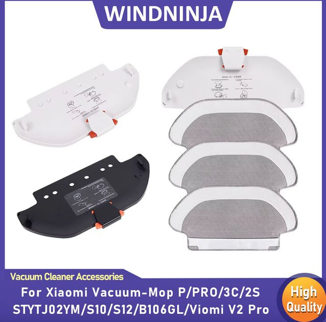 Xiaomi Mopp-Tuchhalter und Mopp-Pad Zubehör für Vacuum-Mop P, PRO, STYTJ02YM, 3C, 2S, S10, S12, B106GL und Viomi V2 Pro Staubsauger - Bild 1