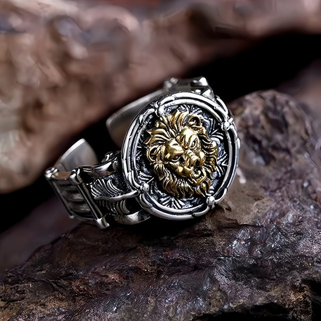 LENNIK Ring, Kupfer, Gold, Herren, verstellbar - Bild 1