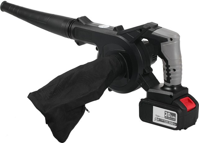 Aimo 2-in-1 Akku-Laubbläser in Schwarz mit wiederaufladbarem Akku - Bild 1