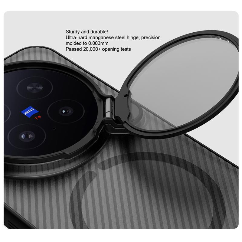 NILLKIN CamShield Magnetische Handyhülle für Vivo X300 Pro X300 mit Linsenschutz und Ständer aus TPU und PC in Schwarz, Blau oder Grün - Bild 4