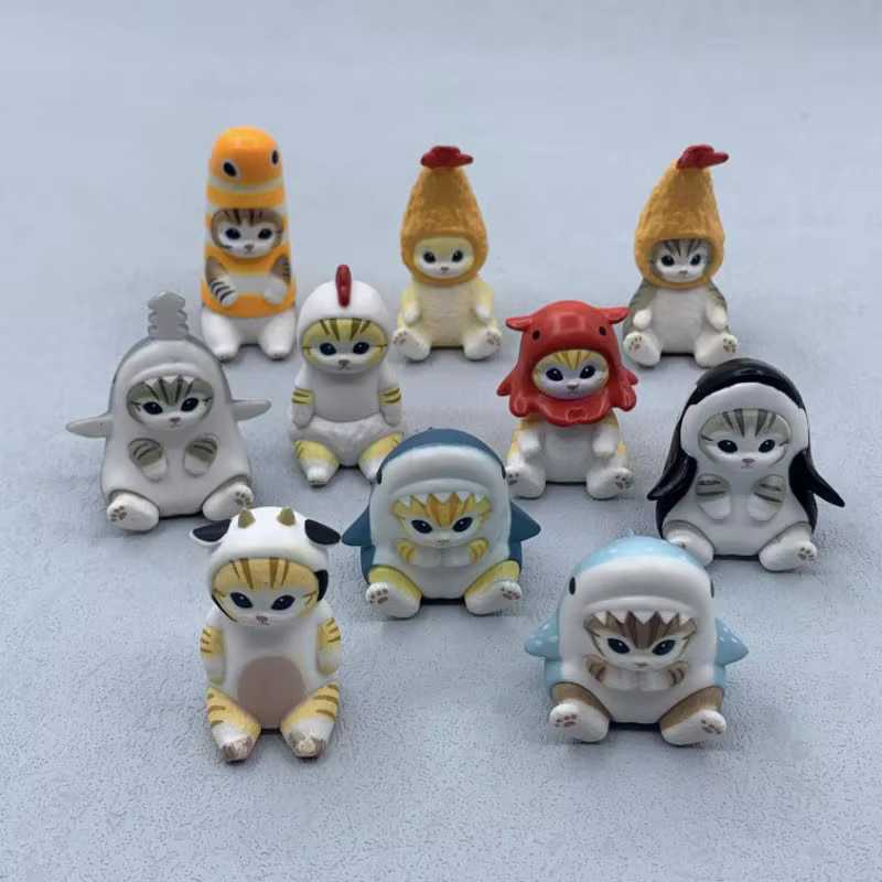 Mofusand Ebi Nyan Hai Katze, Actionfigur, Meerestiere, Blind Box - Bild 2