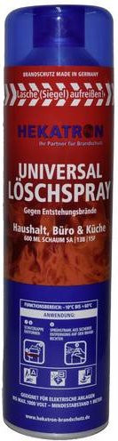 Hekatron Schaumfeuerlöschspray Rot für die Brandklassen A, B und F, 600 ml - Bild 1
