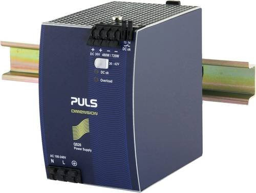 PULS QS20.361 Hutschienen-Netzteil DIN-Rail 36 V/DC 13 A 480 W in Blau - Bild 1