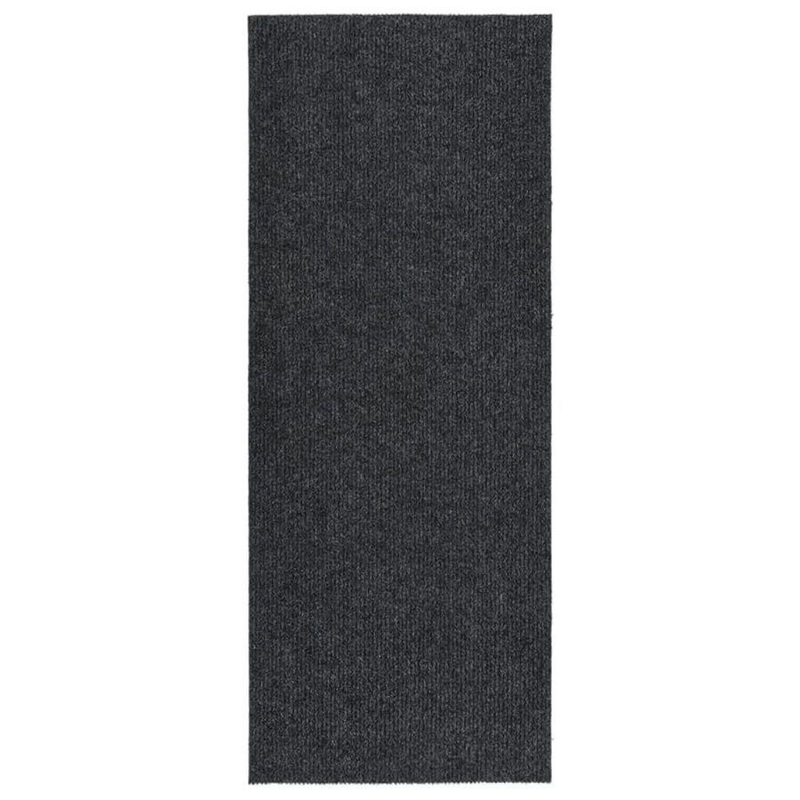 vidaXL Schmutzfangläufer Anthrazit, rutschfest und pflegeleicht, B/T: 100 x 250 cm - Bild 2