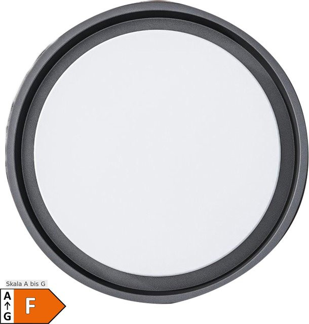 Näve LED Außendeckenleuchte MIO IP54 modern Schwarz Durchmesser: 27 cm - Bild 1