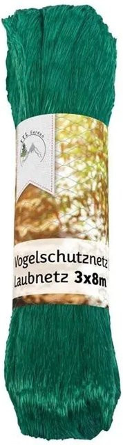 TTL GARDEN Vogelschutznetz in Grün mit 20x20mm Maschenweite, B/H: 3 x 8 m - Bild 1