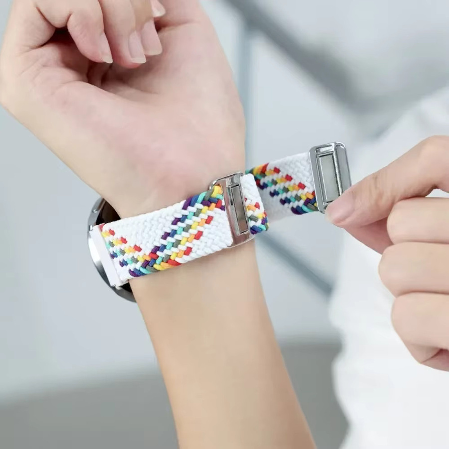 Google Uhrenarmband Nylon, geflochtenes Schlaufenarmband, Unisex - Bild 4