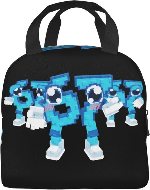 Fancy Style Studio Thermoisolierte Lunchtasche in Schwarz für Reisen und unterwegs - Bild 1