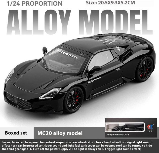 Linyi toy car Mc20 Legierungsmodell, 1:24, mit Licht und Sound, ab 14 Jahren - Bild 1